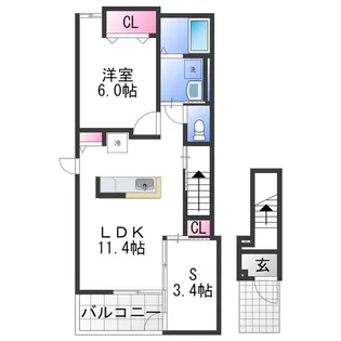 グランルーチェ【2階】の間取り