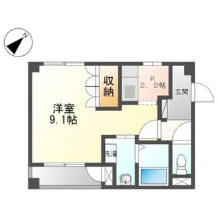 サンプレスA棟【1階】の間取り
