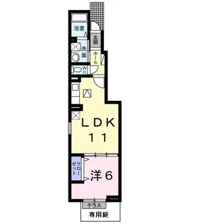 レジデンス光陽【1階】の間取り
