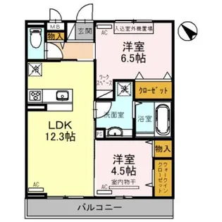 メゾン メルベーユ【3階】の間取り