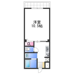 プランドール二田【2階】の間取り