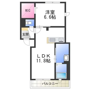 ShaMaison Frise【1階】の間取り