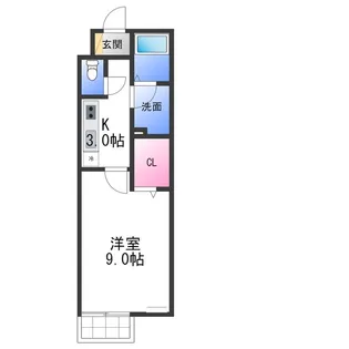グランパルク・コーズ 【1階】の間取り