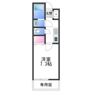 ラ・フェスタ 下池田【1階】の間取り