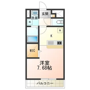 アンプルール ユートピア【2階】の間取り