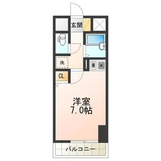 プランドールマサキ【8階】の間取り