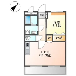 メゾンコンフォール【2階】の間取り