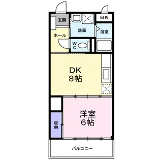 エスポアールPart2【2階】の間取り