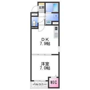フレ—シュ【2階】の間取り
