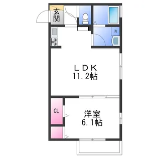 ラ・フォンテ久米田【2階】の間取り