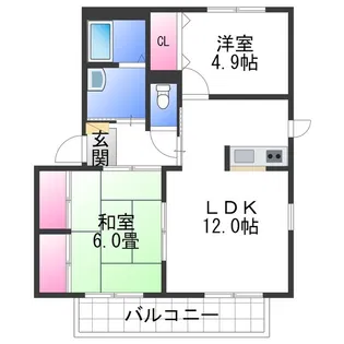 PORA PORA D【2階】の間取り