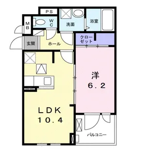 ラ・ルーチェ Y【3階】の間取り