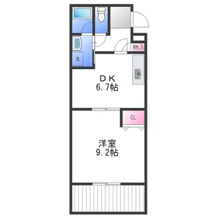 フジパレス ヒサホ【1階】の間取り