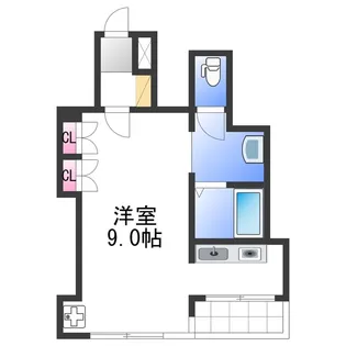 シルクルーム7番館【3階】の間取り