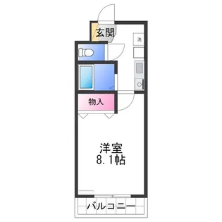 ルミエール・マゴジⅠ【2階】の間取り