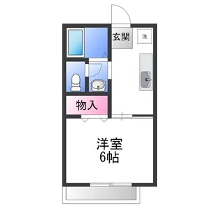 キャッスルⅡ【2階】の間取り