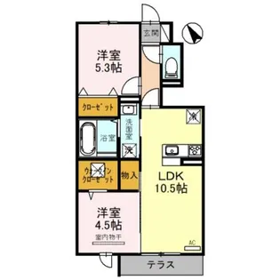 Maison de Grace 【1階】の間取り