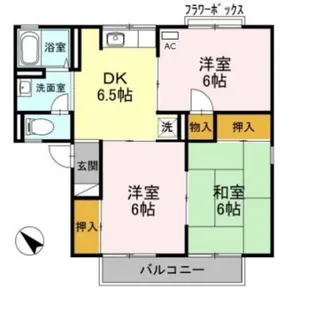 ハイツセジュール B棟【1階】の間取り