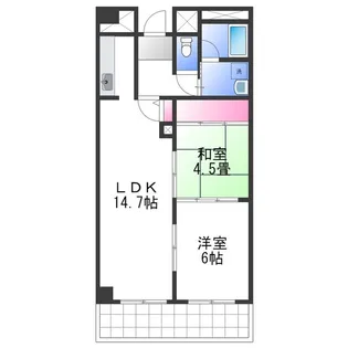 エルソレーユ【3階】の間取り