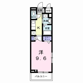 アロ・ラウレア K【2階】の間取り