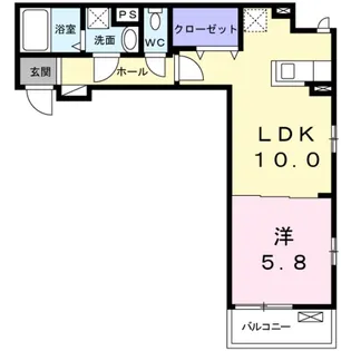 ガーデン ガーデン【2階】の間取り