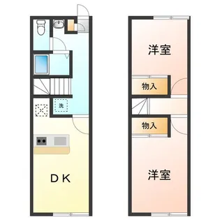 レオパレスラメール【-1階】の間取り