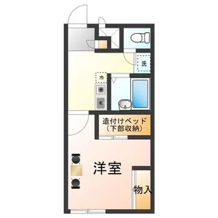 レオパレスY36【2階】の間取り