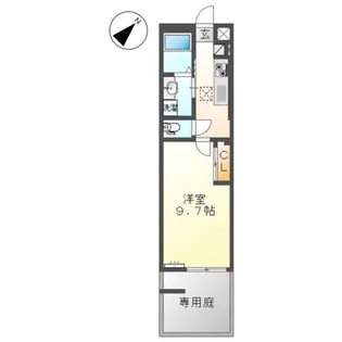 カンパニュール【1階】の間取り