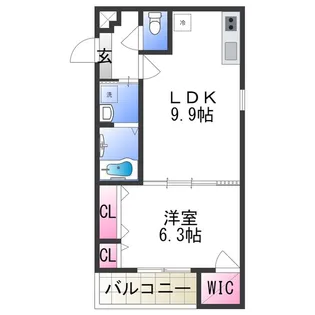 フジパレス森町【2階】の間取り