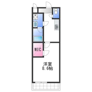 1Kの間取り画像