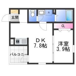 F+style西取石3号館【1階】の間取り