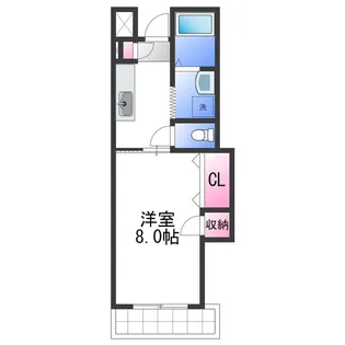 グランシャンブル【3階】の間取り