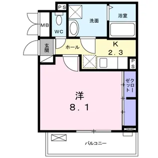 ガーデン ガーデン【3階】の間取り