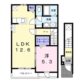 フォンターナ西大路【2階】の間取り