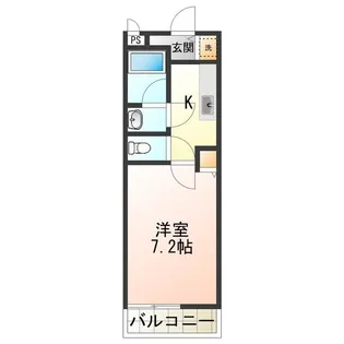 エメロード吉見【2階】の間取り