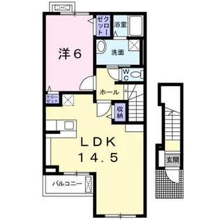 エルバ ヴェント【2階】の間取り