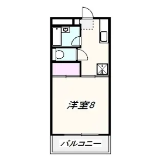 ベルクール末広【3階】の間取り