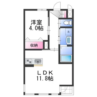 garden 浜【2階】の間取り