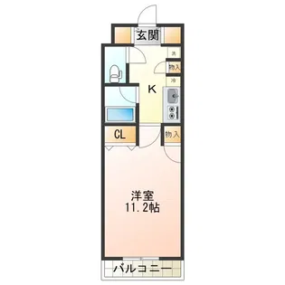 GRECALE南町【3階】の間取り