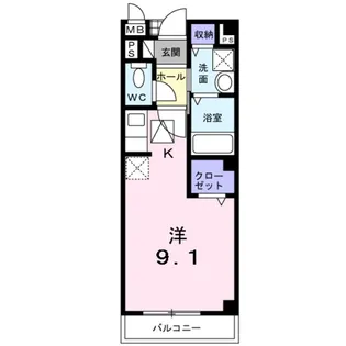 アウル【2階】の間取り