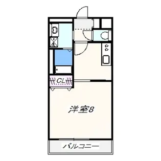1Kの間取り画像