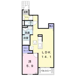 アダジオ【1階】の間取り