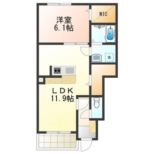 Ys Bizりんくう【1階】の間取り