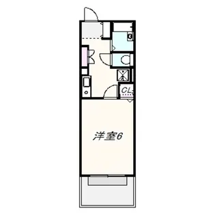 アライブ滝本【1階】の間取り