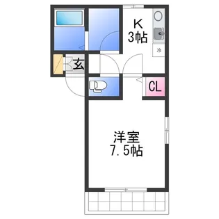エアポート更科【3階】の間取り