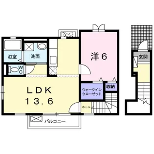 エテルノTAKUMI Ⅰ【2階】の間取り