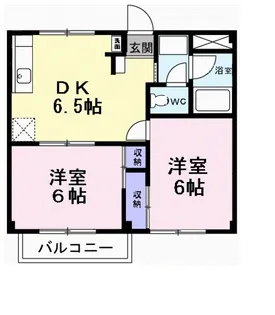 カーサ.タナカ【2階】の間取り