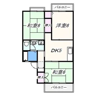 ガーデンパレス宮下【1階】の間取り