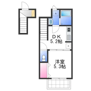 エフ・ビヤン【2階】の間取り
