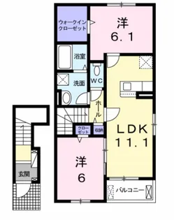 グラン シンフォニー【2階】の間取り